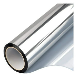 Genérica - Vinilos Para Ventanas Con Efecto Espejo Lámina 75Cm X 300Cm Aislamiento Térmico, Anti-Mirones