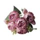 thumbnail image 1 of Ramo De Boda Artificial Elegante Flores Artificiales Para Fiesta Decoración De Oficina Rosa Violeta, 1 of 5