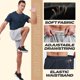 thumbnail image 3 of Pack de 5 shorts deportivos para hombre BOOJO, negros, de secado rápido, talla S, 3 of 3