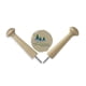 thumbnail image 3 of Perchas de Madera de Abedul Balsam Point 7.3 cm con Tornillo Paquete de 10, 3 of 8