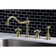 thumbnail image 2 of Grifo de cocina Kingston Brass Heritage de 8 pulgadas, montaje central, 2 of 9
