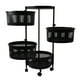 thumbnail image 3 of Carrito Organizador Verdulero Frutero Giratorio 4 Estantes, 3 of 7