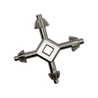 Magideal - Llave De Portabrocas De Acero 45#, Llave De Portabrocas De 4 Tamaños Para Herramienta Rotativa De Taladro Apretado, Portabrocas Eléctrico, 5,2-7,2 Mm,