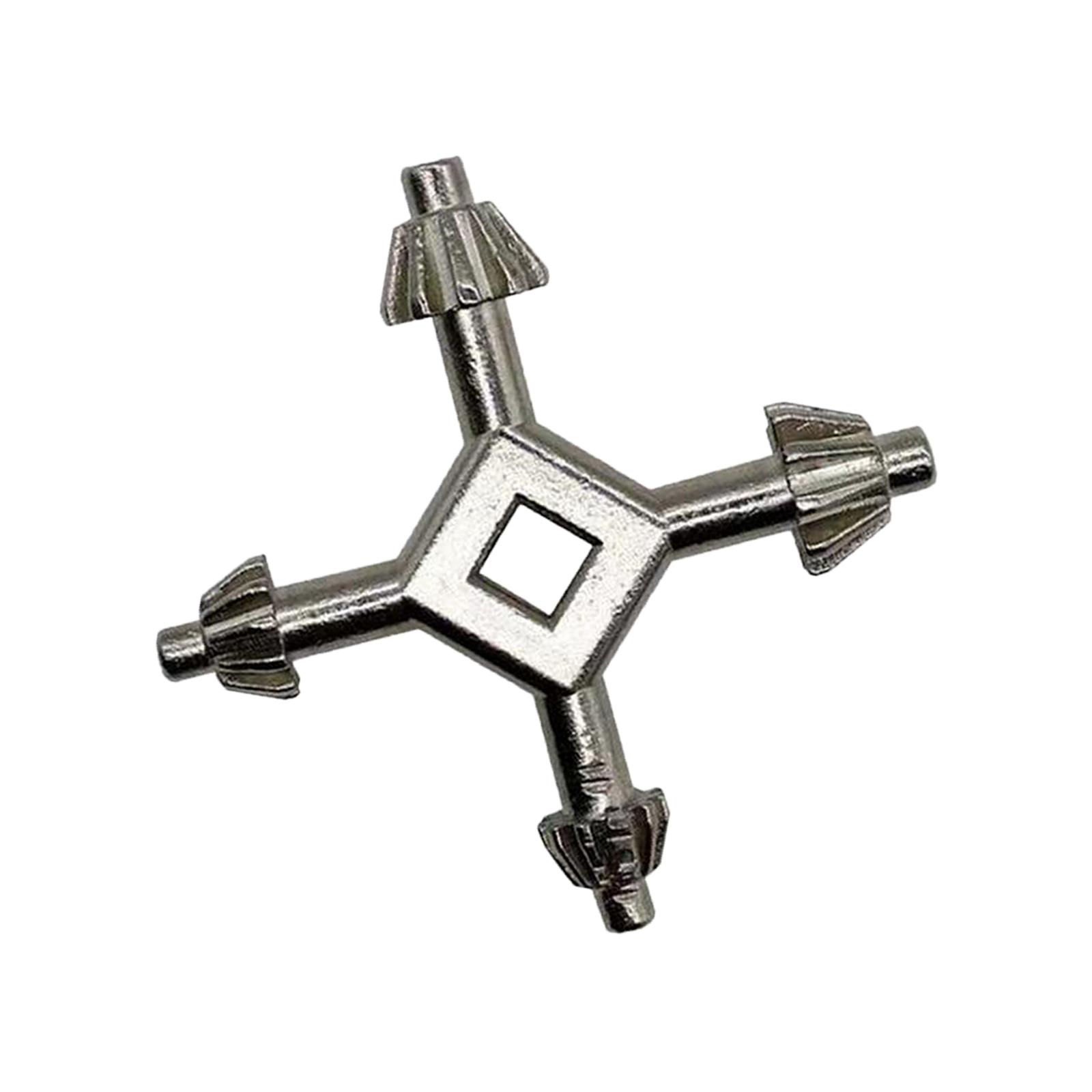 Magideal - Llave De Portabrocas De Acero 45#, Llave De Portabrocas De 4 Tamaños Para Herramienta Rotativa De Taladro Apretado, Portabrocas Eléctrico, 5,2-7,2 Mm,