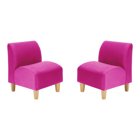 Bodevir - Set Poltrona Soft 1C Felpa 05 Fucsia