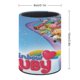 thumbnail image 2 of Rainbow Ruby-theme Cylinder Pen Holder Pencil Organizer with Flannel Lining PVC Leather Material Cardboard Base for study work 10*8CM, 2 of 6