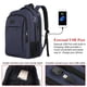 thumbnail image 3 of Mochila para laptop con puerto de carga USB, elegante mochila de viaje MATEIN Para Laptop 15.6 Pulg Puerto Carga Usb -azul, 3 of 3