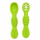 thumbnail image 1 of Set de cucharas de silicona para bebé color verde, 1 of 3