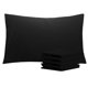 thumbnail image 1 of Funda de almohada NTBAY Queen 51x76 cm Juego de 4 negro, 1 of 8