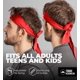 thumbnail image 5 of Cinta para la cabeza Tough Headwear con lazo - Roja, 5 of 7
