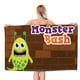 thumbnail image 1 of Monster Bash Toalla de playa de secado rápido con diseño temático, regalo para mujeres y niñas, ideal para cumpleaños, fans, amantes de la música, uso en la playa o al aire libre, 78 × 180 cm, 1 of 6