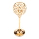 thumbnail image 2 of Candelero De Cristal Candelabro Candelabro Centro De Mesa Banquete Dorado 21.5cm, 2 of 5
