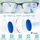 thumbnail image 5 of Gafas de lectura bifocales JCUANGR Online Progressive +3.0 para hombre, 5 of 9