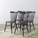 thumbnail image 1 of Pack 4 Sillas De Comedor Windsor Madera Negras Venhoouse, 1 of 9