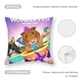 thumbnail image 5 of Wonder Pets en la Ciudad Fundas de almohada de terciopelo con tema, regalos de funda de almohada, decoración para el hogar, cojín de lanzar, regalo de cumpleaños para fans y parejas. 45cm x 45cm., 5 of 6