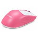 thumbnail image 2 of Mouse Inalambrico Dual USB/Bluetooth Recargable 1800dpi Rosa, 2 of 7