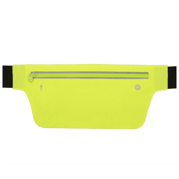 Riñonera ultrafina impermeable para correr, reflectante, para entrenamiento deportivo en interiores y exteriores.
