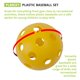 thumbnail image 2 of Pelotas de béisbol Champion Sports 23 cm, paquete de 6 colores surtidos, 2 of 7