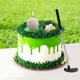 thumbnail image 5 of Velas Candoll de bola de golf y putter blanco para pastel de cumpleaños, 5 of 7