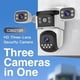 thumbnail image 2 of Camara Seguridad Eversecu Triple Lente WiFi PTZ 2K 360° Exterior, 2 of 3
