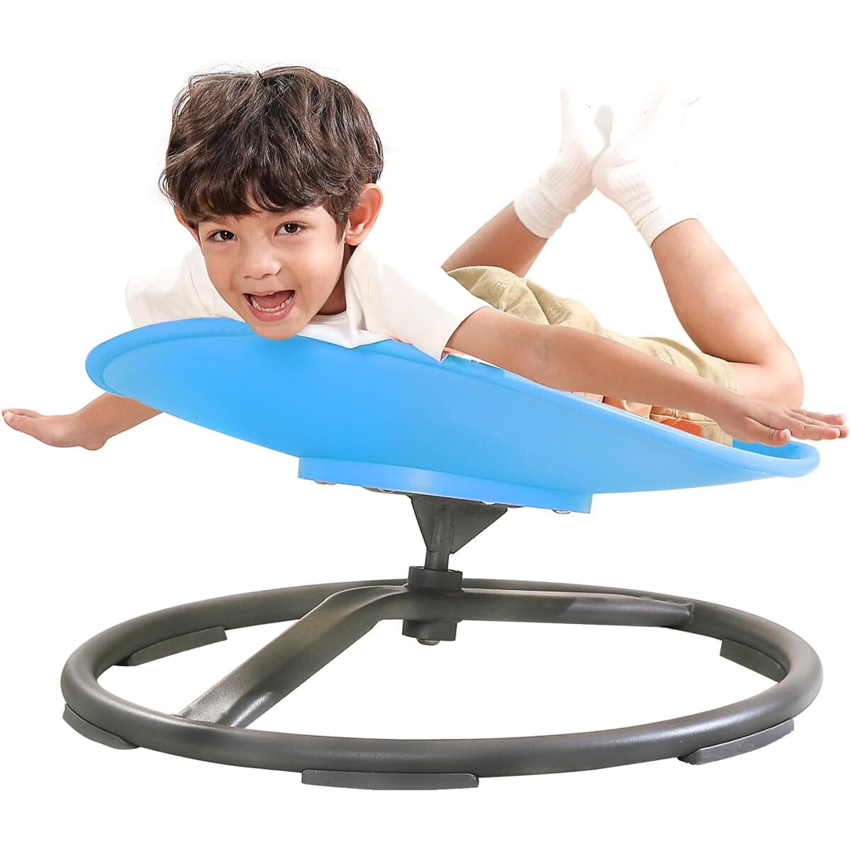 Silla Sensorial Giratoria Babamu Azul 21in 90kg Niños Tea