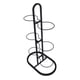 thumbnail image 3 of Estante De Almacenamiento De Pelotas De Baloncesto Multifuncional De Metal Para Gimnasio Interior, Rugby, 6 Niveles, Negro, 3 of 5