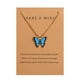 thumbnail image 1 of Gorgeous Butterfly Pendant Necklace - Adjustable Chain Jewelry Decoration for Women, 1 of 5