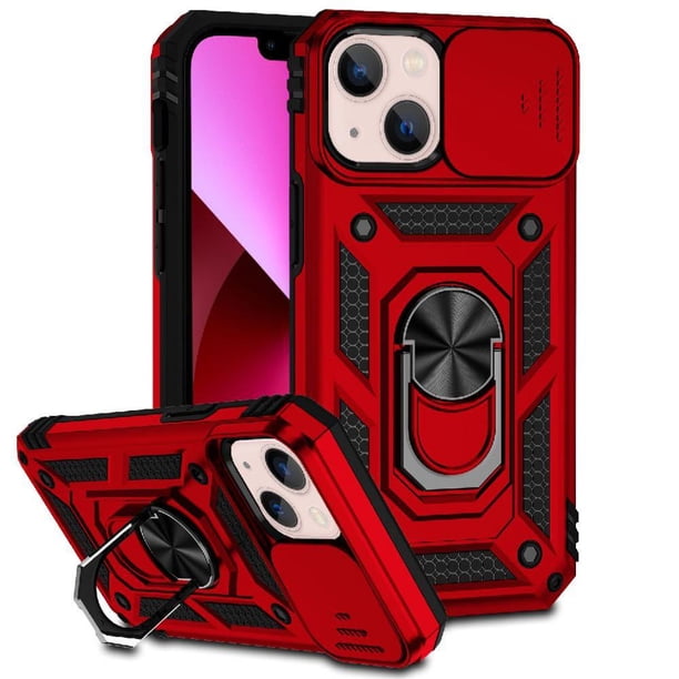 Estuche GANGXUN para iPhone 13 Mini, soporte giratorio 360°, estilo mecánico y magnético