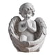 thumbnail image 3 of Bebé ángel En Alas Estatua Estatuilla Decoración Del Hogar Querubín Escultura 13.5x15x16cm, 3 of 3