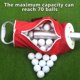 thumbnail image 5 of Bolsa de pelotas de golf HOW TRUE 70 bolas rojo aluminio, 5 of 6
