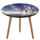 thumbnail image 1 of Suzume theme Fitted Round Tablecloths Elastic Edged Table Covers Waterproof Table Cloth For Kitchen Holiday Party Tables Decor 150cm, 1 of 6