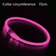 thumbnail image 3 of Collar LED para perros - Collar para perros con luz recargable por USB que brilla en la oscuridad., 3 of 6