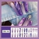 thumbnail image 1 of Butterfly Coffin Press On Nails - Medium Fake Nails for Women and Girls - Long-Lasting Acrylic False Nails with Stunning Design, 1 of 3