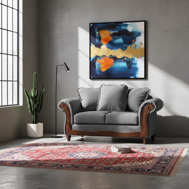 Sofa Rimini 2 C Tela Velvet Gris