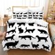 thumbnail image 1 of Cute Cat Series Quilt Duvet Cover Set Queen Bedding Bedroom Decor3-Piece Bedding Set, 1 of 5