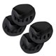 thumbnail image 5 of Almohadillas Para El Metatarso Almohadillas De Algodón Con Forma De Bola De Los Pies Plantillas Antideslizantes Soporte Negro, 5 of 5
