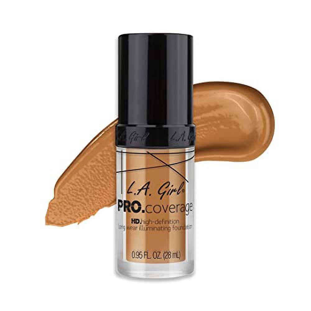 Base De Maquillaje Líquida Pro Coverage De L.a. Girl, Color Beige Cálido, 0.95