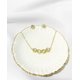 thumbnail image 1 of Conjunto Carré Acero Enchapado En Oro 18k, 1 of 4