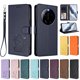 thumbnail image 3 of Xiaomi 17 Ultra Funda Billetera con Estampado de Gato, Azul, 3 of 6