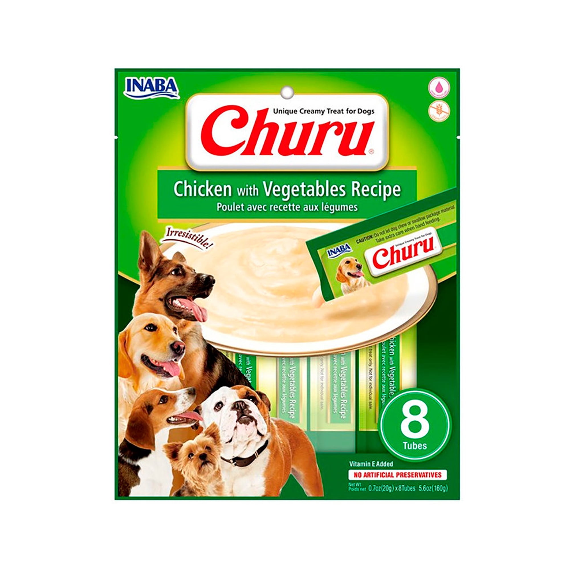 Puré Cremoso Perro Sabor Pollo Con Vegetales Sachet, 160Gr