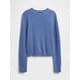 thumbnail image 4 of Suéter GAP para Mujer Cashsoft Cuello Redondo Azul Jaspeado Talle S, 4 of 4