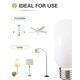 thumbnail image 5 of Bombilla LED T45/T14 4 W 3000 K 400 LM regulable E26, paquete de 3, 5 of 6