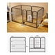thumbnail image 2 of Jaula Mascota Corral Metal Para Perro Gato Conejos 120×60cm, 2 of 9