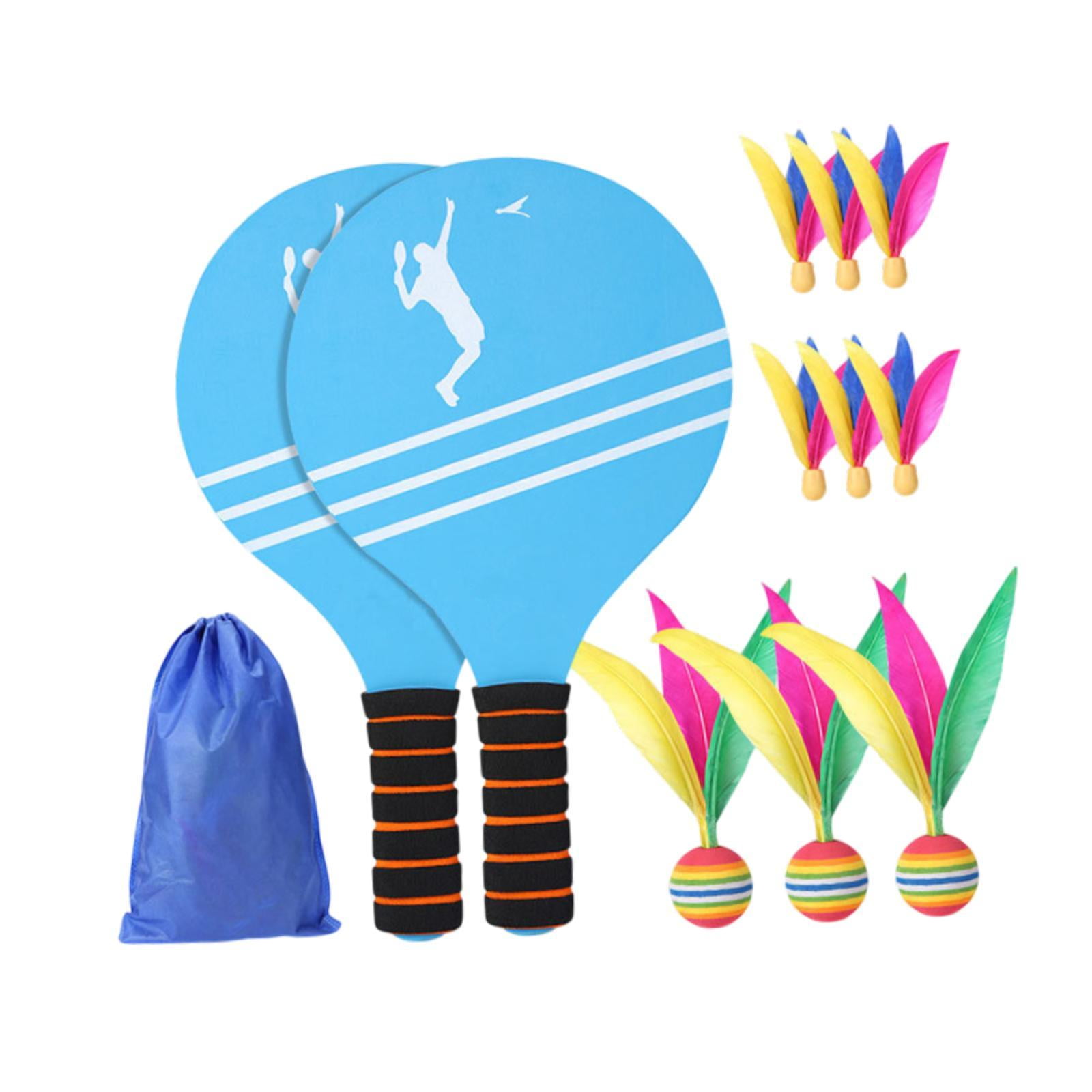Magideal - Juego De 2 Piezas De Bádminton, Juego De Volantes De Bádminton, Juguete Para Exteriores, Juego De Volantes Y Raquetas Para Ejercicios Físicos Para Pri Estilo C