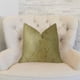 thumbnail image 2 of Cojín decorativo Plutus Brands Plutus Leaf Pod hecho a mano, dorado, 2 of 2