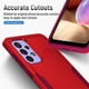 thumbnail image 4 of Para Samsung Galaxy A53 5G Funda a Prueba de Golpes Resistente Protección de Cuerpo Completo Resistente a Polvo/caídas Cubierta Funda, Rojo y Negro, para Galaxy A53 5G, 4 of 6