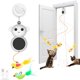 thumbnail image 1 of Juguete interactivo para gato Catpick – Láser, pájaro de plumas, blanco, 1 of 7