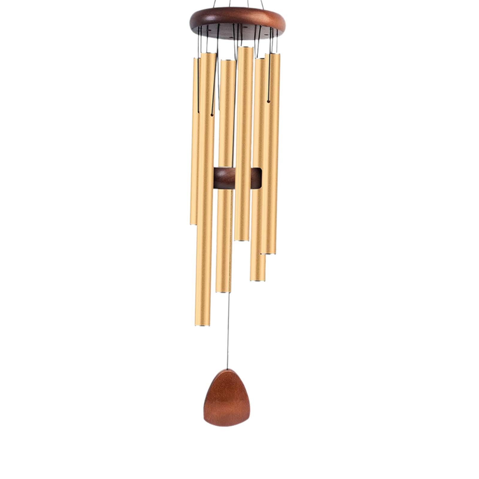 Magideal - Campanas De Viento, Campana De Viento, Melodía Relajante, Atrapasueños Romántico, Campana Colgante De Tubo De Aluminio Para Balcón, Ventana Interior Y