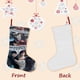 thumbnail image 3 of Resident Evil Tema: Calcetines de Navidad, fino lino blanco para colgar en escaleras y chimenea, decoración navideña para el hogar, regalo de Navidad. 54cm × 38cm, 3 of 5