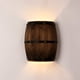 thumbnail image 1 of Lámpara de pared, lámpara de pared, barril de vino de madera antigua de Newrays, 1 of 7